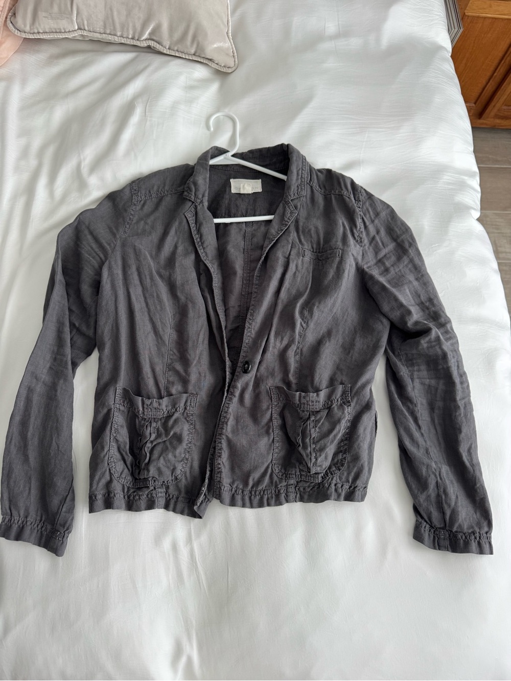 Caslon Charcoal Lightweight Blazer Jacket